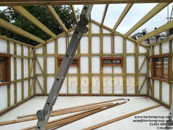 6x6m Framed Timber Double Garage